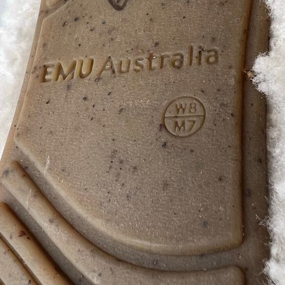EMU Australia Mira Fleece Lined Slipper Women’s Size 8 Cozy Sherpa Indoor - Picture 8 of 10